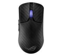 ASUS ROG Harpe Ace Extreme Ratón inalámbrico para eSports con un peso de solo 47 g, carcasa de fibra de carbono, frecuencia de sondeo de 8000 Hz y patines de cristal