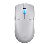 ASUS ROG Harpe II Ace Ratón Gaming Esports inalámbrico, 48 g, simétrico, Sensor óptico AimPoint Pro 42K, interruptores ópticos, sondeo 8K, 5 Botones programables, diseñado para Juegos FPS, Blanco