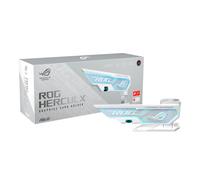 Asus Rog Herculx Graphics Card Holder White Edition (diseo sin herramientas incluido Spirit Nivel de zinc slido 72-128 mm Aura Sync)