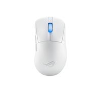 ASUS ROG Keris II Ace, Ratón Gaming inalámbrico (54g, Sensor óptico AimPoint Pro 42K, microinterruptores ópticos, SpeedNova Wireless, ROG Polling Rate Booster, Ideal para Esports y FPS), Blanco