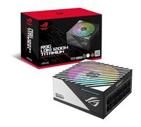 ASUS ROG Loki SFX-L 1200W Titanium - Fuente de alimentación Totalmente Modular, 80+ Titanium, Ventilador ARGB PWM de 120 mm, Aura Sync, Compatible con ATX 3.0, Compatible con PCIe 5.0