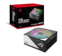 ASUS ROG Loki SFX-L 850W Platinum - Fuente de alimentación Modular (80+ Platinum, Lambda A, Ventilador PWM ARGB de 120mm, Aura Sync, ATX 3.1, Compatible con PCIe 5.1, 10 años de garantía)