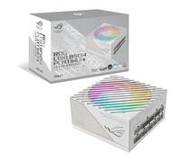 Asus ROG Loki SFX-L 850W Platinum White Edition Fuente de Alimentación Modular (80+ Platinum, Ventilador ARGB PWM de 120 mm, Aura Sync, Compatible con ATX 3.0, PCIe 5.0, 10 Años de Protección)
