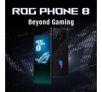 ASUS ROG Phone 8, EU Official, Phantom Black, 12GB RAM 256GB Memoria, Snapdragon 8 Gen 3, 6.78" AMOLED 165Hz, Cámara de 50MP con Gimbal