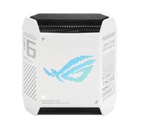 ASUS ROG Rapture GT6 (1PK) - Router WiFi 6 de tres bandas, cubre hasta 2.900 pies cuadrados, puerto de 2.5 Gbps, aceleración de juego de triple nivel, UNII 4, seguridad de Internet de por vida, blanco