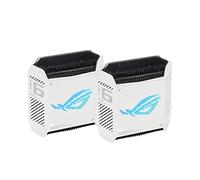 ASUS ROG Rapture GT6 (2PK) AX10000 - Sistema de Malla para Juegos WiFi 6 de Tres Bandas, Cubre hasta 5.800 pies Cuadrados, Puerto de 2.5 Gbps, aceleración de Juego de Triple Nivel, UNII 4, Seguridad