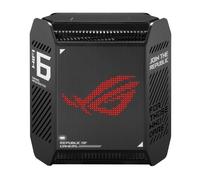 ASUS ROG Rapture GT6 1 Pack - Sistema WiFi 6 Mesh de Triple Banda (Cobertura de hasta 260 m², Puerto de 2.5 G, aceleración de Juegos, RangeBoost Plus, 5.9 GHz, Seguridad de Red), Negro