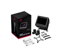 ASUS ROG Ryujin III WB - Bloque de agua para CPU LCD (Asetek con 178 aletas de refrigeración y placa de refrigeración de aleación de cobre, pantalla LCD de 3,5 pulgadas, ventilador VR integrado,