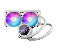 Asus ROG Ryuo III 240 ARGB White Edition Cooler CPU Todo en Uno, Radiador de 400 mm, Asetek 8th Gen, 2 Ranuras para Ventiladores de 120 mm, LED Anime Matrix, Intel LGA 1700, 115x, 1200 y AMD AM4, AM5