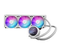 Asus ROG Ryuo III 360 ARGB White Edition Cooler CPU Todo en Uno, Radiador de 400 mm, Asetek 8th Gen, 3 Ranuras para Ventiladores de 120 mm, LED Anime Matrix, Intel LGA 1700, 115x, 1200 y AMD AM4, AM5