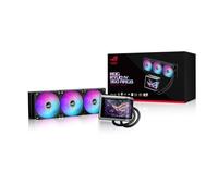 ASUS ROG RYUO IV 360 ARGB, Disipador líquido con pantalla curva AMOLED de 6,67 pulgadas para efectos 3D, tubos de 400 mm, ventiladores ARGB, compatible con Intel LGA 1851 y 1700 y AMD AM5 y AM4, negro