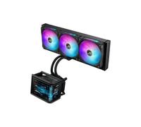 ASUS ROG Ryuo IV SLC 360 ARGB - Sistema de Refrigeración Líquida Todo en Uno para CPU, Tubos más Cortos, Pantalla AMOLED Curva de 6,67 Pulgadas que Admite Vídeo o Información Personalizada del Sistema