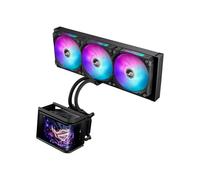 ASUS ROG Ryuo IV SLC 360 ARGB - Sistema de Refrigeración Líquida Todo en Uno para CPU, Tubos más Cortos, Pantalla AMOLED Curva de 6,67 Pulgadas que Admite Vídeo o Información Personalizada del Sistema