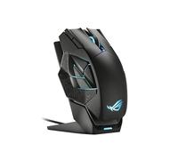 ASUS Ratón gaming ROG Spatha X – inalámbrico, 12 botones, 19.000 DPI, base carga magnética