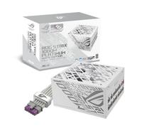 ASUS ROG Strix 1000W Platinum White Edition (80 Plus y Cybenetics Platinum, ATX Totalmente Modular, ATX 3.1, PCIe 5.1, GAN MOSFET, GPU-First IVS, ROG Equalizer 12V-2x6, 10 años)