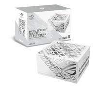 ASUS ROG Strix 1000W Platinum White Edition, Fuente de alimentación ATX Modular, 80 Plus Platinum, ATX 3.1, PCIE 5.1, Conector 12V-2x6, MOSFET GAN, estabilizador de Voltaje 'GPU-First'
