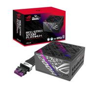 ASUS ROG Strix 1200W Platinum (80 Plus y Cybenetics Platinum, ATX Totalmente Modular, ATX 3.1, PCIe 5.1, GAN MOSFET, GPU-First IVS, ROG Equalizer 12V-2x6 GPU Cable de alimentación, 10 años de Edad