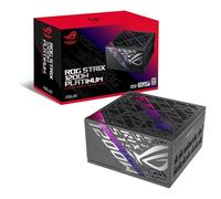 ASUS ROG Strix 1200W Platinum - Fuente de alimentación Totalmente Modular, 80 Plus Platinum, ATX 3.1, GAN MOSFET, GPU-First Intelligent Voltage Stabilizer, 10 años de Cobertura