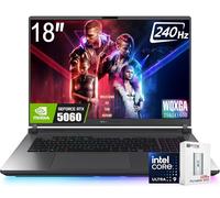 ASUS ROG Strix 18 (2025) Laptop para juegos, 18 pulgadas ROG Nebula HDR 16:10 2.5K 240Hz/3ms, NVIDIA GeForce RTX 5060, Intel Core Ultra 9 275HX, 32GB DDR5, 1TB PCIe SSD, Wi-Fi 7, Win 11 Home, W/128GB