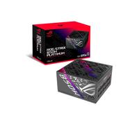 ASUS ROG Strix 850W Platinum - Fuente de alimentación Totalmente Modular, 80 Plus Platinum, ATX 3.1, GAN MOSFET, GPU-First Intelligent Voltage Stabilizer, 10 años de Cobertura