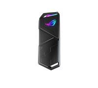 ASUS ROG STRIX Arion aleación de aluminio M.2 NVMe SSD externo portátil caja adaptador, USB 3.2 Gen 2 tipo C (10 Gbps), USB-C a C y USB-C a A, compatible con PCIe 2280/2260/2242/2230 M Key/B+M Key