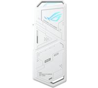 ASUS ROG Strix Arion - Carcasa SSD, USB-C 3.2, 10 Gbps - Blanco | USB 3.2 GEN2 C para hasta 10 Gbps, instalación sin herramientas, almohadillas térmicas, para PCIe 2280/2260/2242/2230 M-Key/B