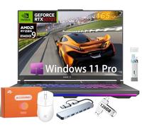ASUS ROG Strix G16 Gaming Laptop, 40.6 cm QHD+ 240Hz, Intel 24-Core i9 14900HX, GeForce RTX 4060, 64 GB DDR5 RAM, 1 TB SSD, retroiluminado KB, Windows 11 Pro, con licencia de por vida de oficina, con