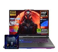 ASUS ROG Strix G16 Gaming Laptop - NVIDIA GeForce RTX 5070 Ti, AMD Ryzen 9 8940HX (hasta 5,2 GHz), 16 pulgadas 165Hz FHD+, Win11 Pro, Backlit KB, Wi-Fi 6E, con accesorios (32 GB DDR5 RAM, SSD de 2 TB)
