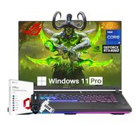 ASUS ROG Strix G16 Gaming Laptop, NVIDIA RTX 4060, Intel i9-14900HX, 40.6 cm ROG Nebula 16:10 QHD 240Hz, WiFi 6E, BT 5.3, 64 GB DDR5, 4 TB Gen4 SSD, Windows 11 Pro, Office Pro Lifetime, mouse para