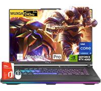 ASUS ROG Strix G16 - Laptop para juegos, pantalla de 16 pulgadas y 240 Hz, licencia de por vida de oficina, Intel i9-14900HX, GeForce RTX 4060, DDR5 de 64 GB, SSD de 4 TB, KB retroiluminado, Wi-Fi 6E