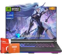 ASUS ROG Strix G16 - Portátil para Juegos, visualización QHD+ 240Hz WQXGA, Intel i9-14900HX, GeForce RTX 4060 8GB GDDR6, 64 GB DDR5 RAM, 4 TB SSD, KB retroiluminado, Windows 11 Pro y Microsoft Office