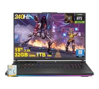 ASUS ROG Strix G18 G814 Gaming Laptop | 18 pulgadas 2560x1600 240Hz 100% DCI-P3 | AMD 16-core Ryzen 9 9955HX (>i9-14900HX) | 32GB DDR5 1TB SSD | GeForce RTX 5070 | Wi-Fi retroiluminado RGB i6E Win11