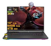 ASUS ROG Strix G18 G814 - Laptop para juegos de 18 pulgadas 2.5k (2560 x 1600) 240Hz (100% DCI-P3) AMD 16 núcleos Ryzen 9 9955HX (>i9-14900HX) 64GB DDR5 4TB SSD GeForce RTX 5077 0 RGB retroiluminado