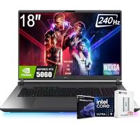 ASUS ROG Strix G18 G815 Gaming Copilot AI PC Laptop 18 pulgadas 2.5k (2560 x 1600) 240Hz (100% DCI-P3, 3ms) Intel 24-core Ultra 9 275HX GeForce RTX 5060 RGB retroiluminado Wi-Fi7, Win11Pro W/11Pro W