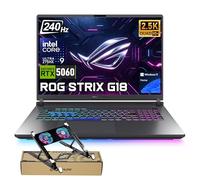 ASUS ROG Strix G18 Ultra 9 - Laptop para juegos, pantalla de nebulosa IPS de 18 pulgadas 2.5K QHD+ 240Hz, RTX 5060, Intel Core Ultra 9 275HX, 64GB DDR5, 2TB SSD, retroiluminación RGB de 4 zonas