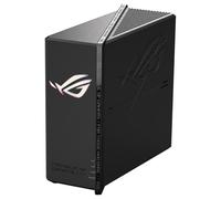 ASUS ROG Strix GS-BE18000 - Router WiFi 7 tribanda, 18000 Mbps, Cobertura de hasta 307 m2, 8 Puertos 2.5G, 2 Puertos Gaming, CPU de Cuatro núcleos a 2.0 GHz, aceleración de Juegos, VPN, AiMesh