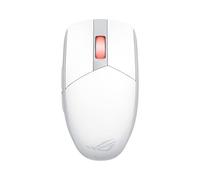 ASUS ROG Strix Impact III Wireless - Ratón Gaming inalámbrico, 57 G, 36K dpi, BT y 2,4 GHz RF, ROG SpeedNova, hasta 618h de autonomía, interruptores reemplazables, ROG Omni Receiver - Blanco Lunar