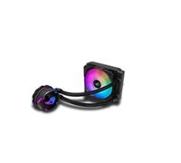 ASUS ROG STRIX LC 120 RGB - Sistema de refrigeración líquida de CPU, AURA Sync RGB, tubo de goma reforzado de 38 cm, ventilador ROG RGB optimizado
