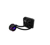 ASUS ROG STRIX LC 120 - Sistema de refrigeración líquida de CPU, AURA Sync RGB, tubo de goma reforzado de 38 cm, ventilador ROG RGB optimizado