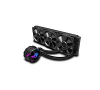 ASUS ROG STRIX LC 360 - Sistema de refrigeración líquida de CPU, AURA Sync RGB, tubo de goma reforzado de 38 cm, ventiladores ROG RGB optimizados