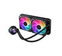 ASUS ROG STRIX LC II 280 ARGB sistema de refrigeración líquida todo en uno con Aura Sync, soporte Intel LGA 1150/1151/1155/1156/1200/2066 y AMD AM4/TR4 y 2 ventiladores RGB direccionables ROG 140 mm