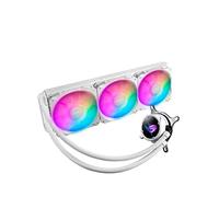 ASUS ROG Strix LC II 360 ARGB White Edition - Enfriador líquido todo en uno AIO de CPU de 360 mm, radiador Intel LGA1700, 115x/2066 y AMD AM4/TR4, triple ventilador de radiador RGB direccionable PWM