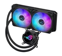 ASUS ROG STRIX LC III 240 ARGB - Refrigerador líquido AiO con bloque de agua giratorio en 360°, bomba Gen7 v2 de Asetek, ventiladores ROG ARGB y más de 10 efectos de iluminación Aura personalizados