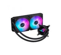 ROG Strix LC III 240 ARGB - Refrigerador líquido AiO con Bloque de Agua Giratorio en 360°, Bomba Gen7 v2 de Asetek, Ventiladores ROG ARGB y más de 10 Efectos de iluminación Aura Personalizados