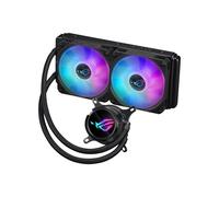 ASUS ROG STRIX LC III 240 ARGB - Refrigerador líquido AiO con bloque de agua giratorio en 360°, bomba Gen7 v2 de Asetek, ventiladores ROG ARGB y más de 10 efectos de iluminación Aura personalizados