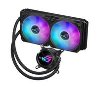ASUS ROG STRIX LC III 240 ARGB - Refrigerador líquido AiO con bloque de agua giratorio en 360°, bomba Gen7 v2 de Asetek, ventiladores ROG ARGB y más de 10 efectos de iluminación Aura personalizados