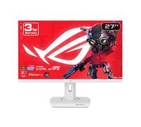 ASUS ROG Strix - Monitor para juegos USB-C 4K HDR de 27 pulgadas (XG27UCG-W) - Blanco, UHD (3840 x 2160) modo dual (4K 160Hz o FHD 320Hz), 1 ms, IPS rápido, sincronización ELMB, compatible con G-SYNC,
