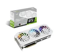 ASUS ROG STRIX NVIDIA GeForce RTX™ 3090 White OC Edition Tarjeta gráfica para juegos (PCIe 4.0, 24 GB GDDR6X, HDMI 2.1, DisplayPort 1.4a, combinación de color blanco, diseño de ventilador Axial-tech, 2.9 ranuras, Super Alloy Power
