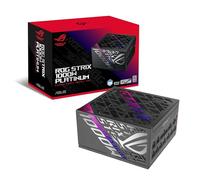 ASUS ROG Strix Platinum de 1000 W (fuente de alimentación totalmente modular, certificado 80 Plus Platinum, ATX 3.1, Cybenetics Lambda GaN MOSFET, estabilizador de voltaje inteligente GPU, 10 años