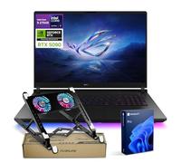ASUS ROG Strix Scar 18 G835 Intel Ultra 9 275HX NVIDIA RTX 5090 Best Gaming Laptop, 45.7 cm ROG Nebula HDR 2.5K 240Hz/3ms, 64GB DDR5 RAM, 1TB SSD, Wi-Fi 7, W11P, paquete con PCO Laptop Cooler